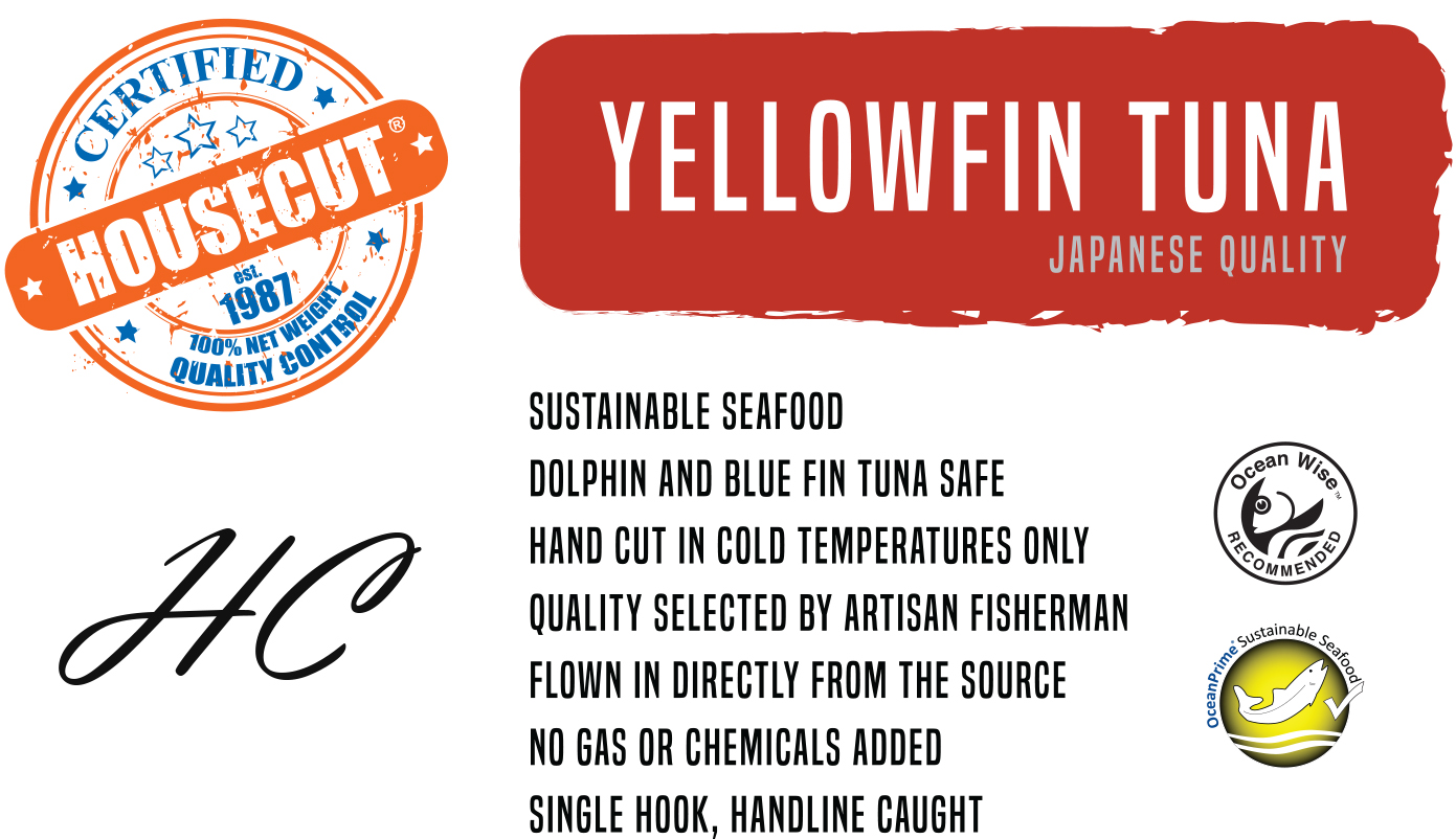 Sushi Grade Tuna and Hosuecut Tuna